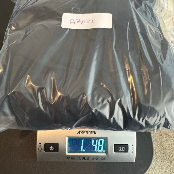 Ulla Popken Women’s 20/22 Black Cotton Maxi Dress 3/4 Sleeve Casual Flowy - Picture 7 of 7